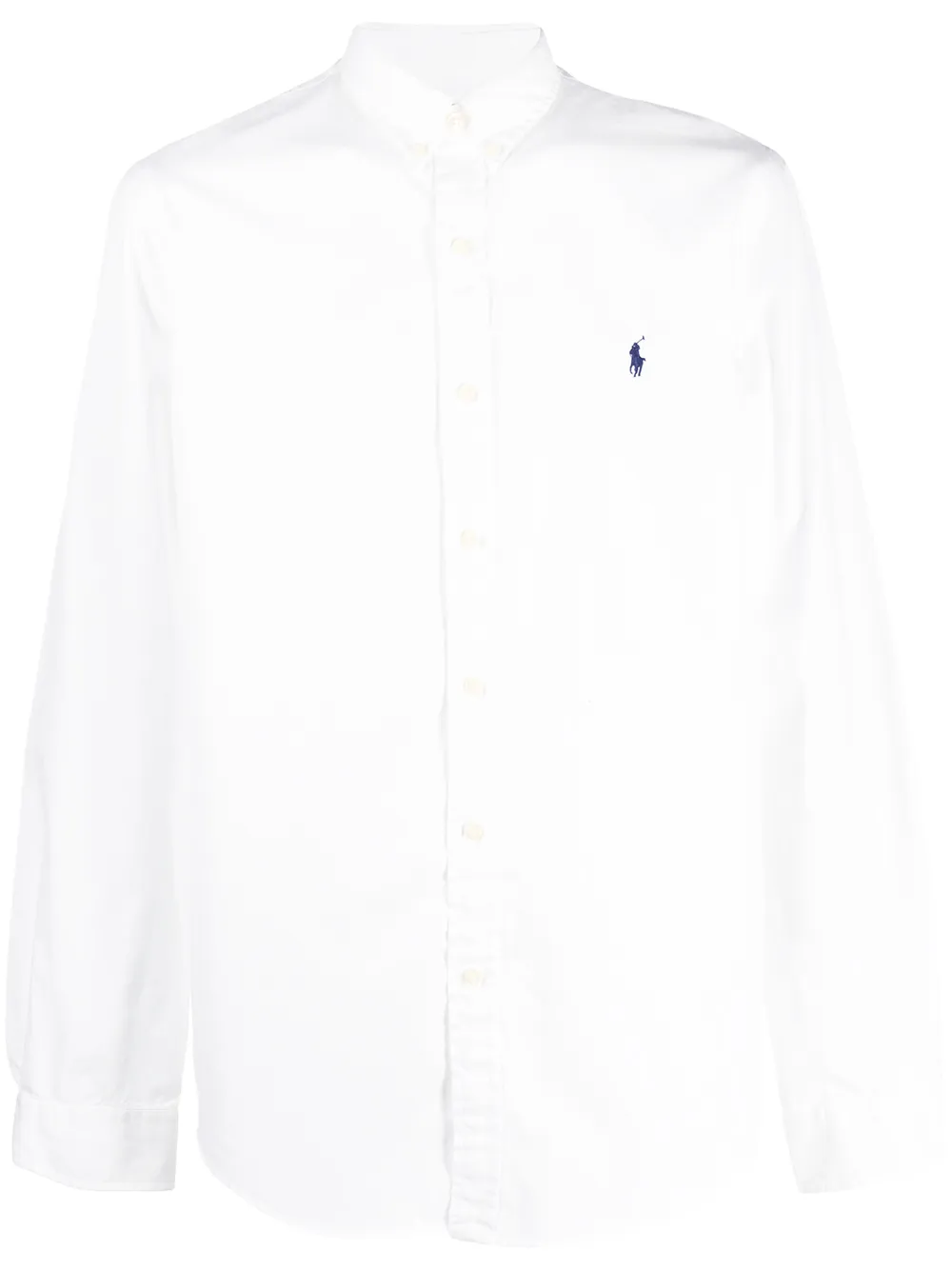 

Рубашка с нашивкой-логотипом POLO RALPH LAUREN, белый