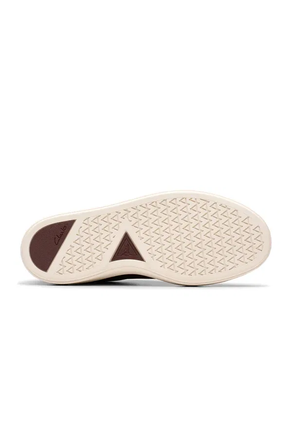 Кроссовки Clarks, brown leather g, коричневая кожа — фото 4