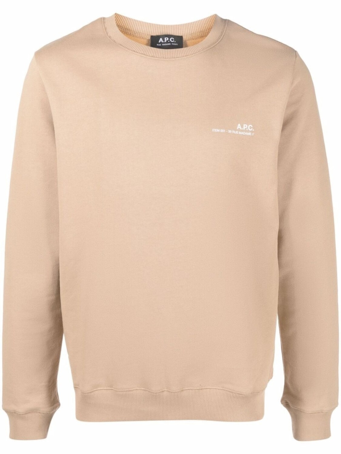 

A.P.C. толстовка с логотипом, нейтральный цвет