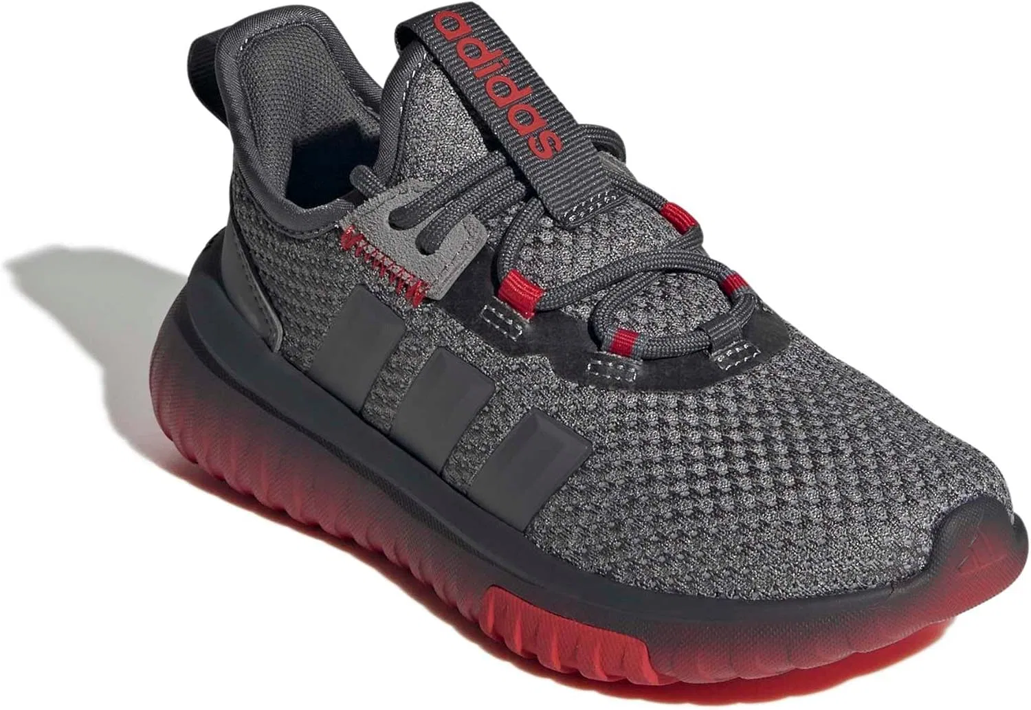 Детские кроссовки adidas, серый/серый/лучший алый — фото 4
