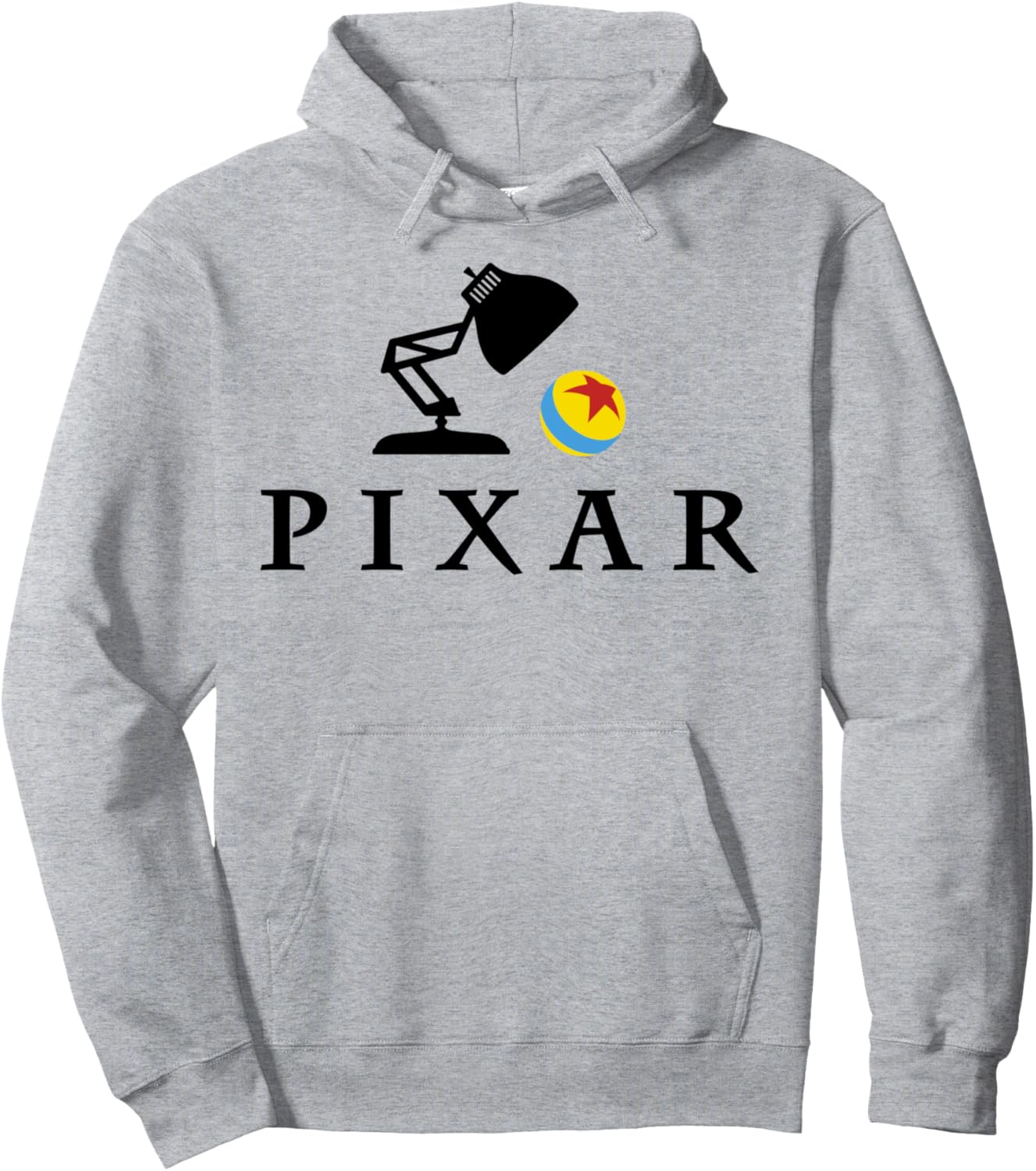 

Толстовка с логотипом фильма Disney Pixar, продевающимся через уши спереди и сзади, серая