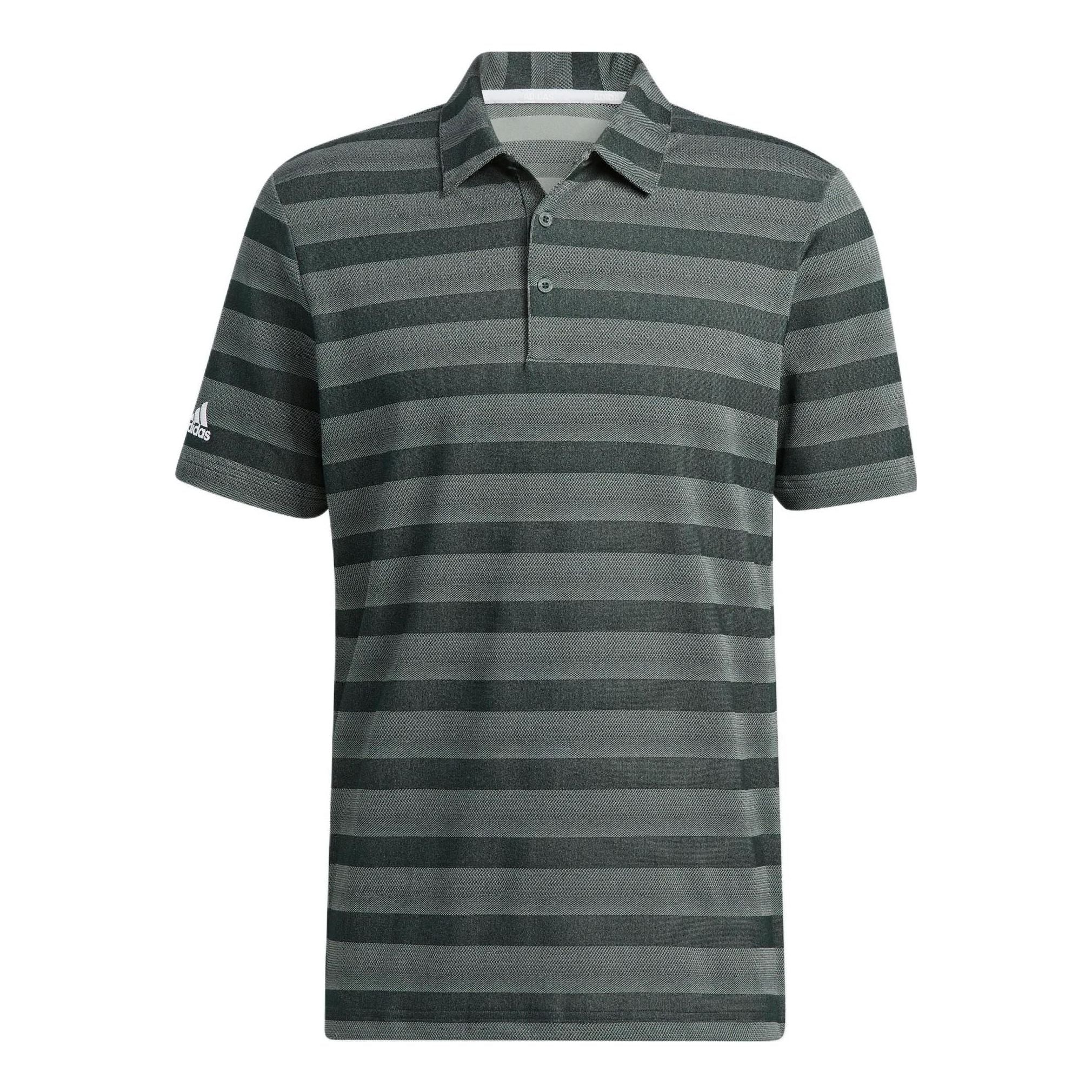 

Футболка Men's adidas 2 Clr Strp Polo Stripe Printing Logo Short Sleeve Gray Polo Shirt HM5326