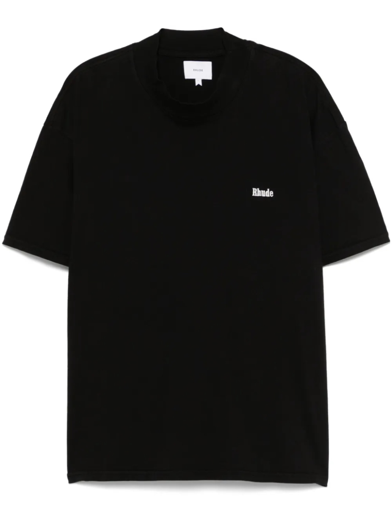 

Футболка с вышитым логотипом RHUDE, черный