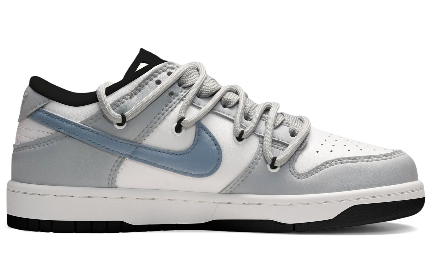 

Кроссовки Nike Dunk Skateboard Shoes Men Low-Top Gray Blue