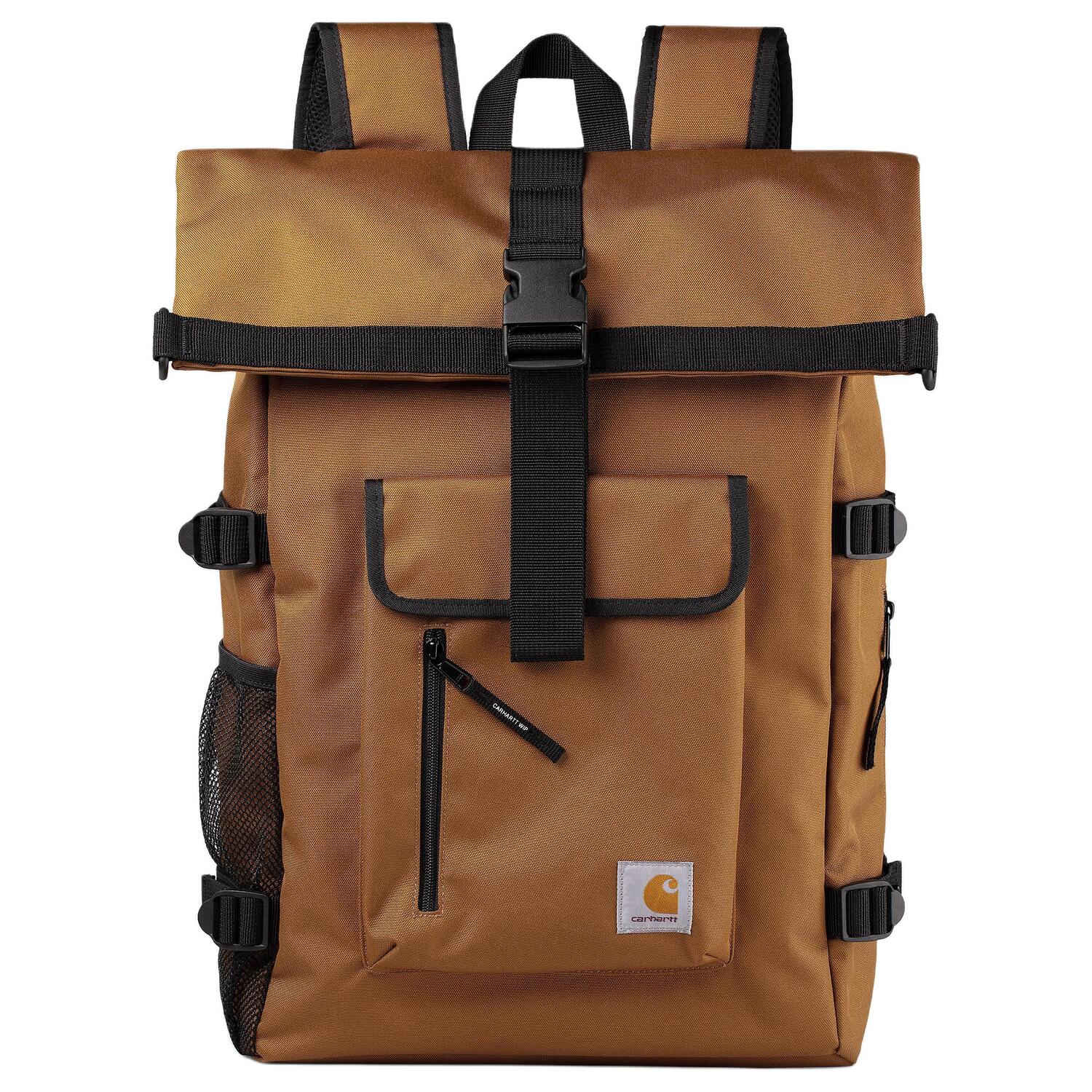 

Carhartt WIP Полиэстеровый рюкзак унисекс коричневый, Brown