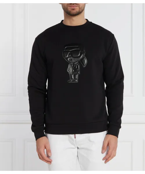 

Толстовка с круглым вырезом Regular fit Karl Lagerfeld, черный
