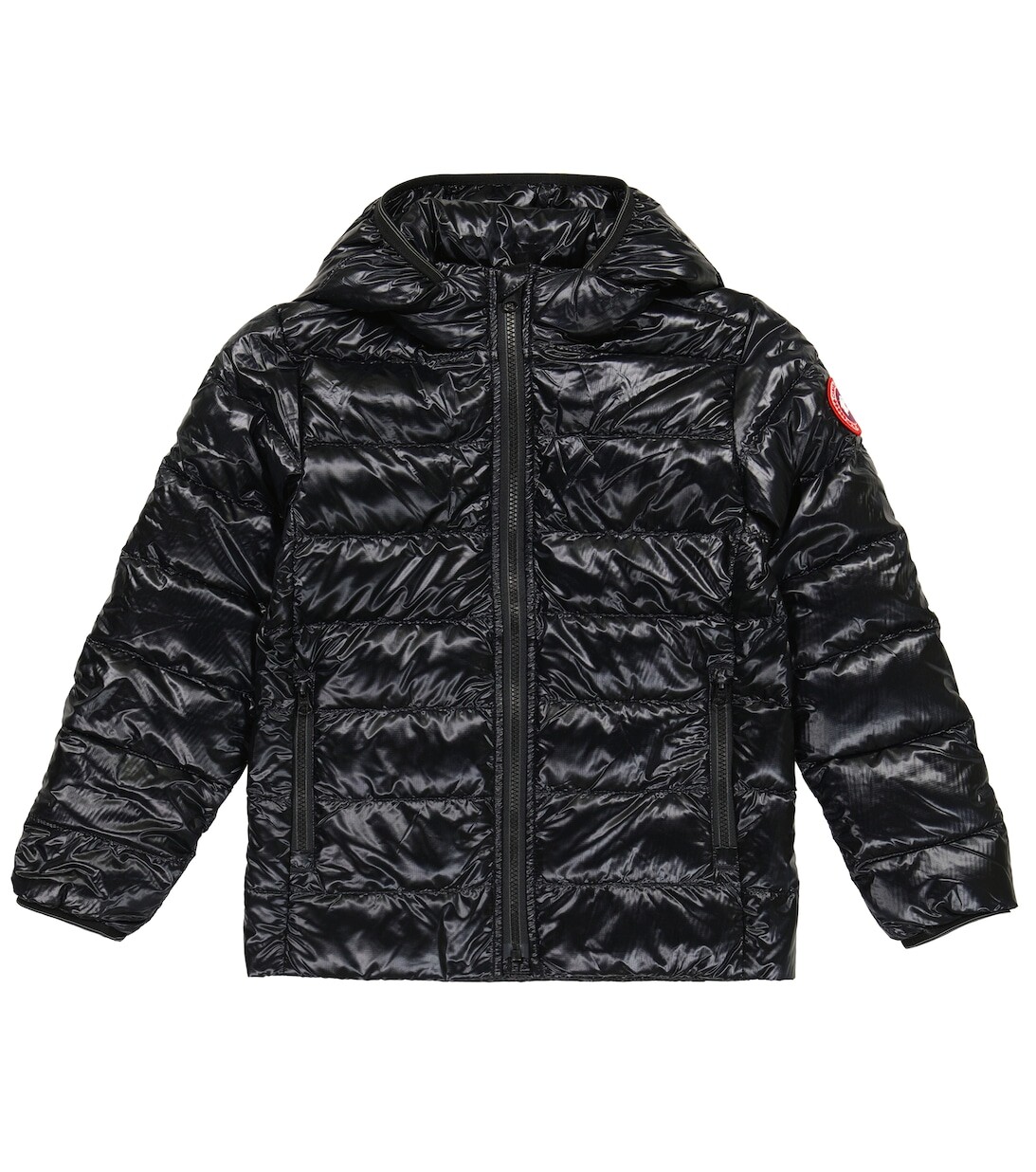 

Пуховик с капюшоном Crofton Canada Goose Kids, черный