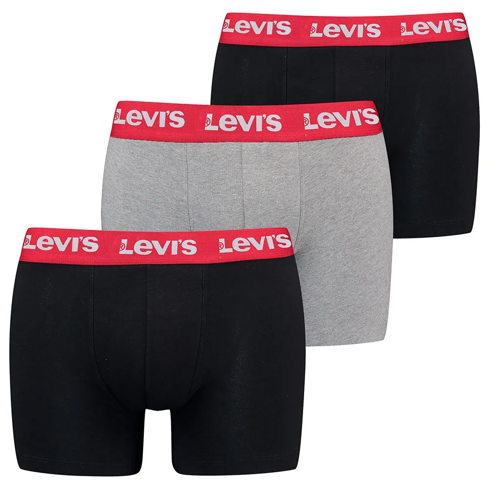 

Боксеры 3 шт Levi's Repeat Logo Brief, черный