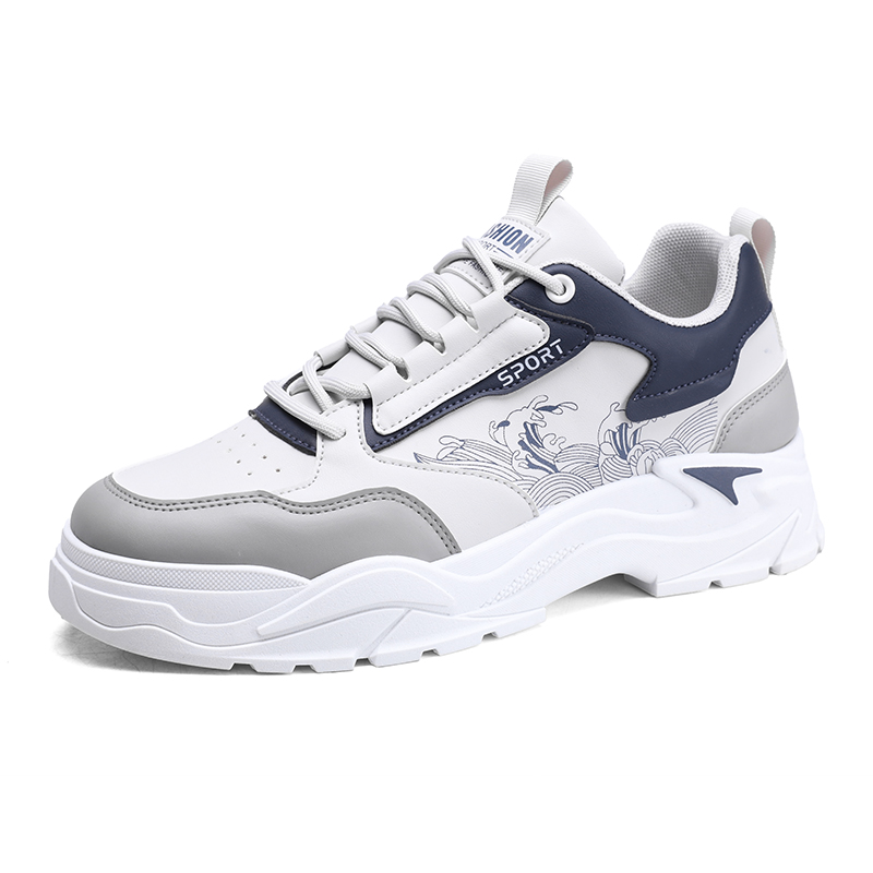 

Низкие повседневные туфли мужские SHOUBA, White Blue