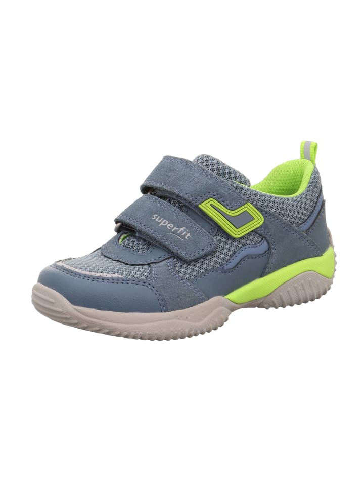 

Кроссовки на шнуровке superfit Sneaker STORM, цвет Blau/Hellgrün
