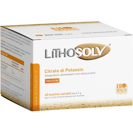 

Biohealth Italia Lithosolv Цитрат калия Добавка 60 пакетов