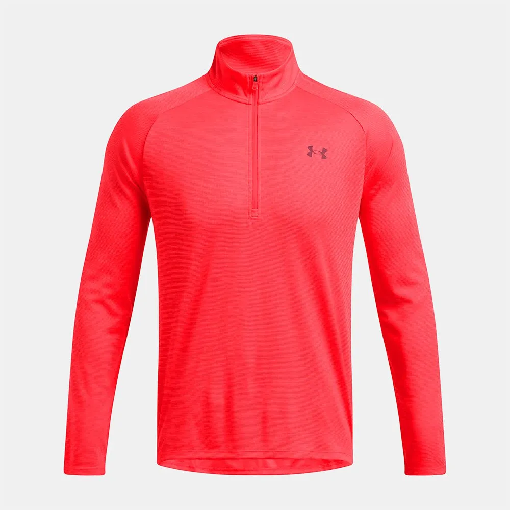 

Лонгслив Under Armour Tech Textured half zip, красный