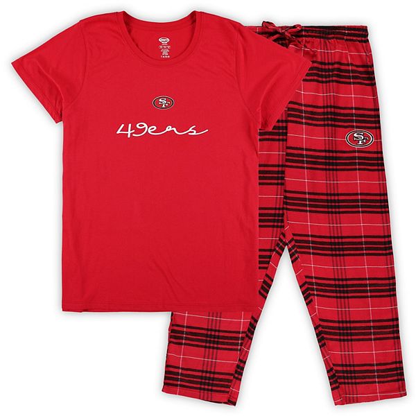 

Женский комплект для сна concepts sport san francisco 49ers plus size script Unbranded