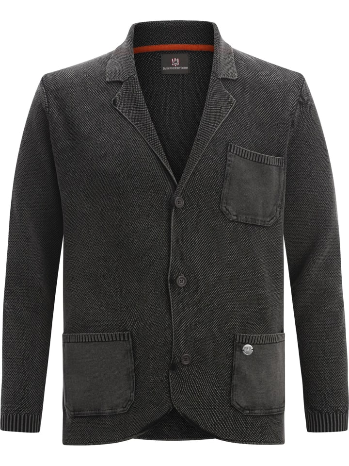 

Кардиган Jan Vanderstorm Strickjacke SIGURDULFAR, черный