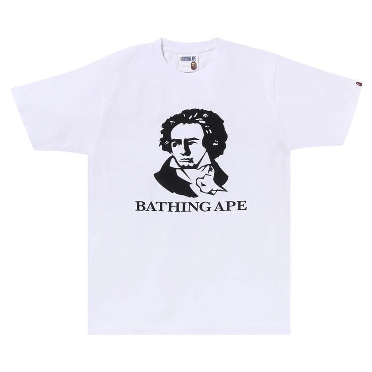 

Футболка BAPE Bathing Ape 'White', белый