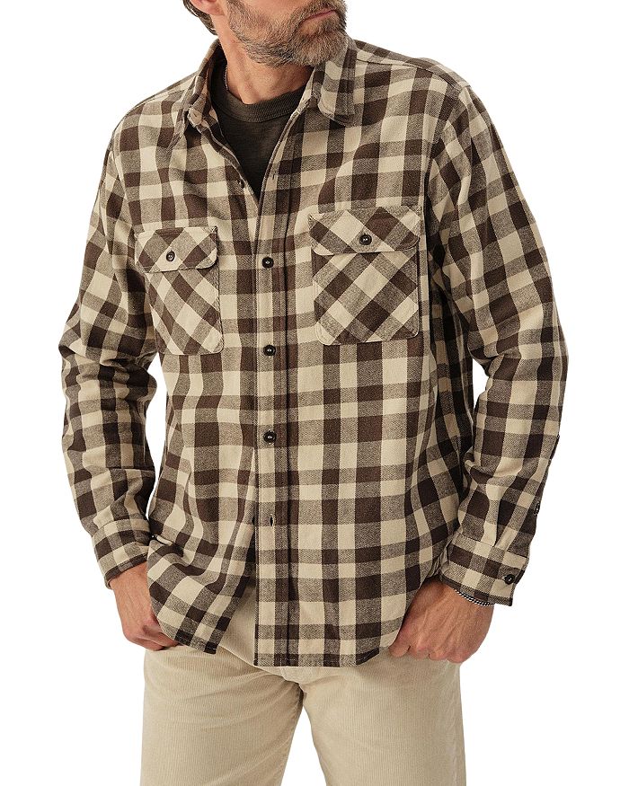 

Классическая рубашка Craftman Cotton Plaid Work на пуговицах Buck Mason, мультиколор