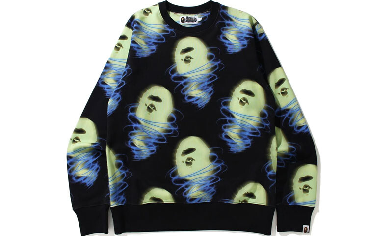 

Толстовка Ape Head Series для мужчин A Bathing Ape, фиолетовый