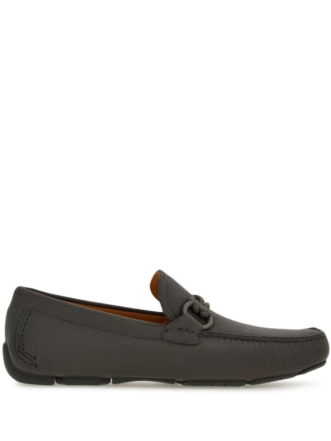 

Лоферы Drive с пряжкой Gancini Ferragamo, серый