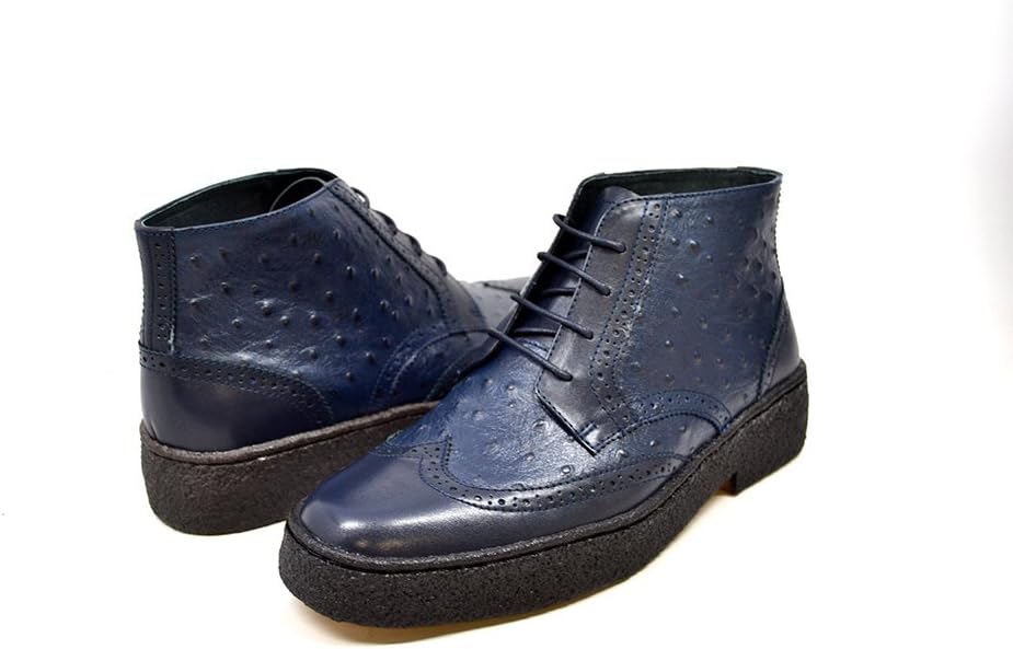 

Оригинальные мужские туфли Playboy Wingtip British Collection, Navy Ostrich