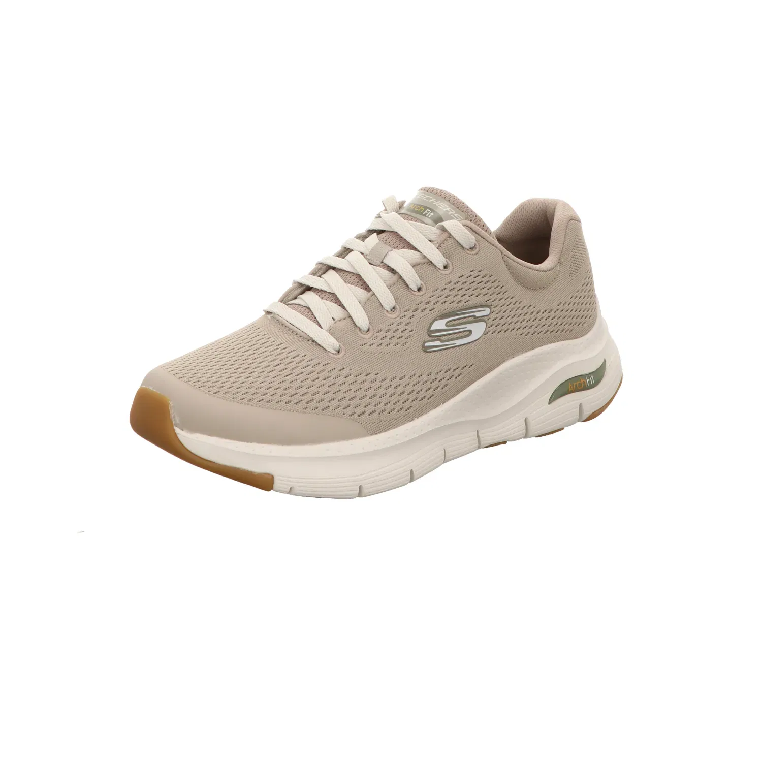 Кроссовки низкие, шнуровка, Skechers, taupe