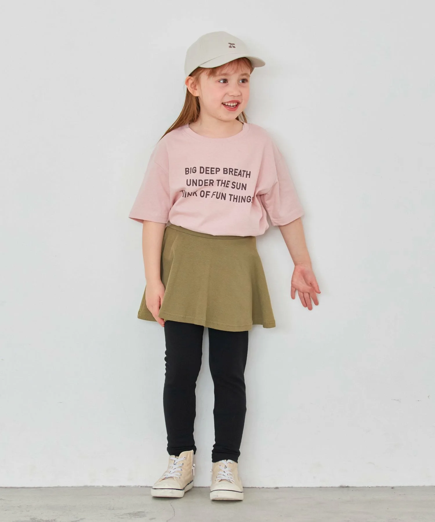 Юбка Эластичные юбки (расклешенного типа) Ever Closet, Khaki A — фото 2