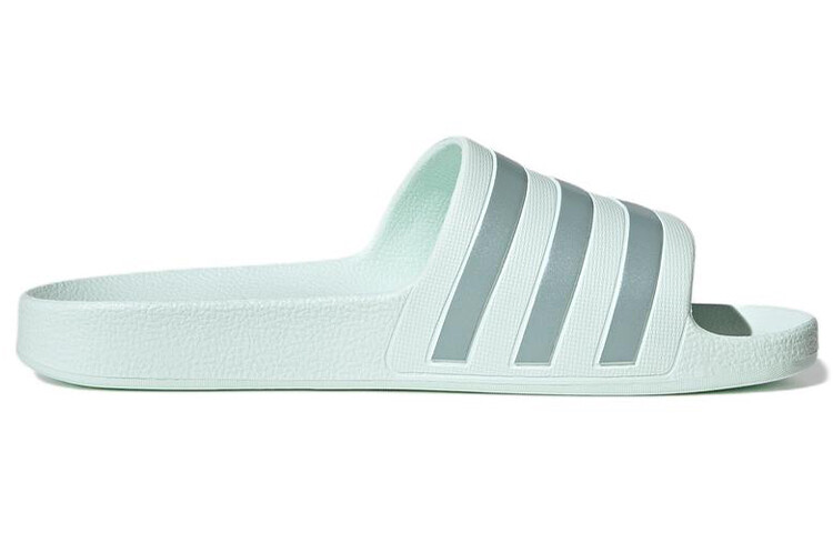 Шлепанцы серии Adilette женские зеленые Adidas — фото 2