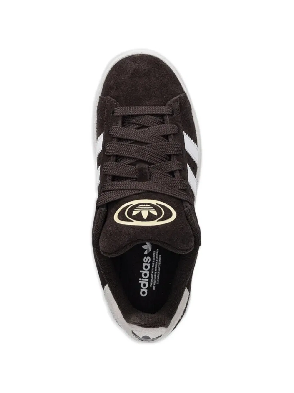 Кроссовки Campus 00s с тремя полосками Adidas Kids, коричневый — фото 4