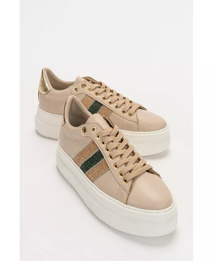 Кроссовки Nuno (Женские) Prologue Shoes, загар/бежевый
