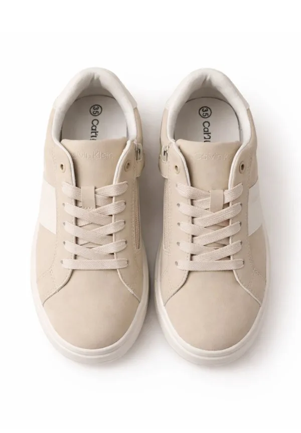Низкие кроссовки Calvin Klein, Beige — фото 3
