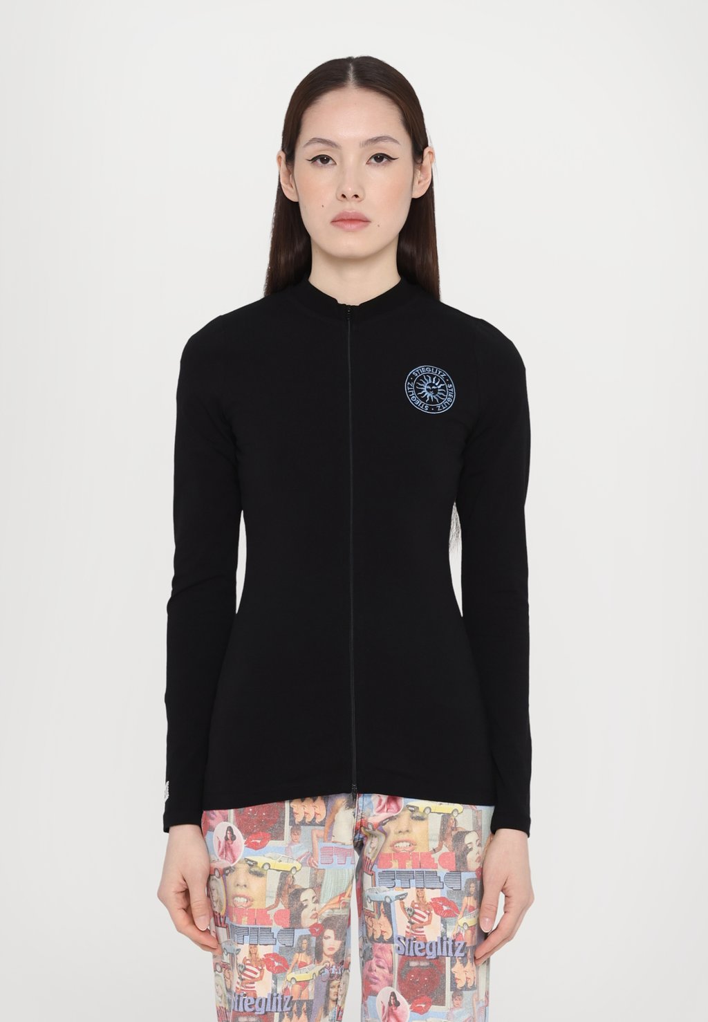 

Толстовка на молнии GABY ZIPPED LONGSLEEVE Stieglitz, черный