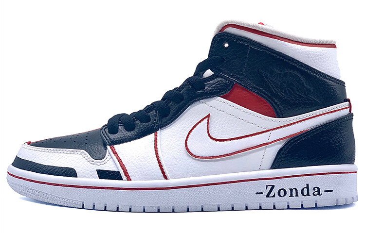 

Кроссовки Air JORDAN 1 Vintage Basketball Shoes Men Mid-Top White Blue