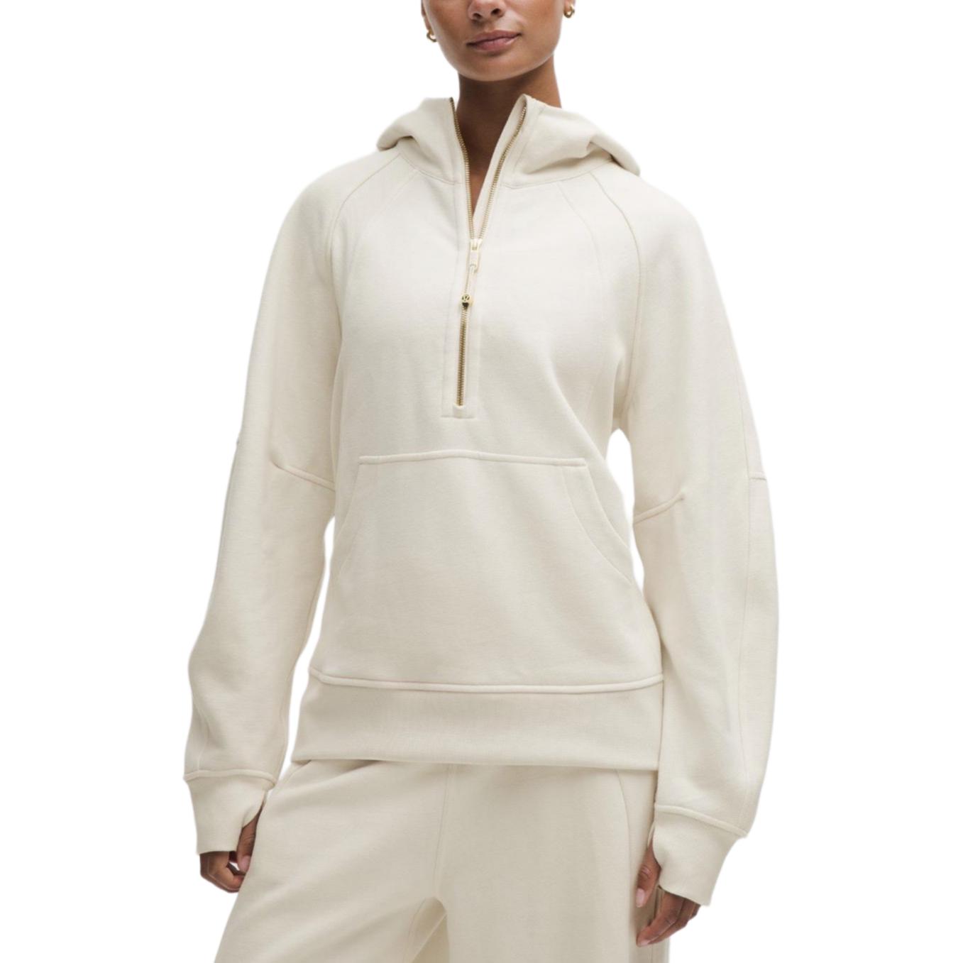 

Свитшот Scuba Series для женщин Lululemon, светло айвори белый/золотой ltiv/золотой