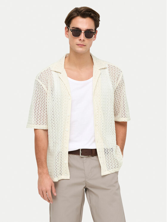 

Свободная рубашка Novak 22034187 Only & Sons, бежевый