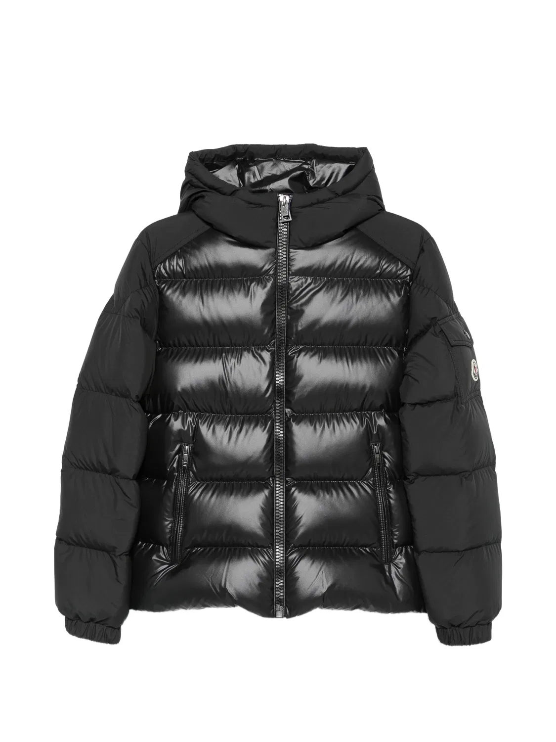Куртка Hyoseris с капюшоном Moncler Enfant, черный