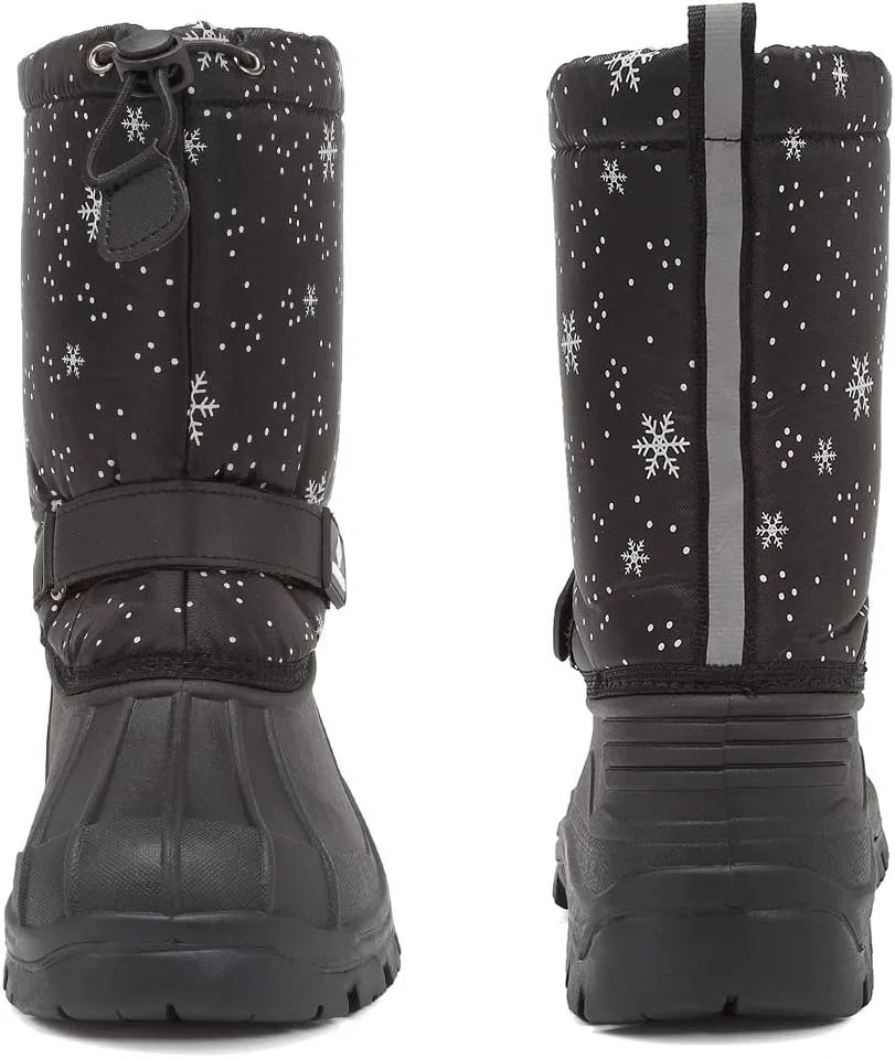 Детские зимние ботинки для девочек с мехом CIOR, Snowblack — фото 3
