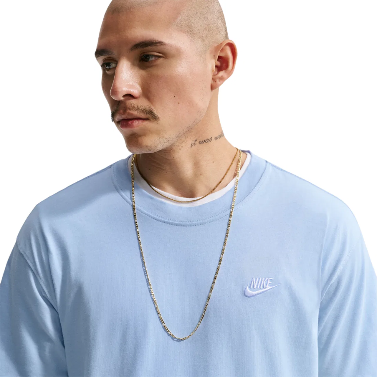Мужская футболка Max 90 Club Nike, цвет White/Blue — фото 3