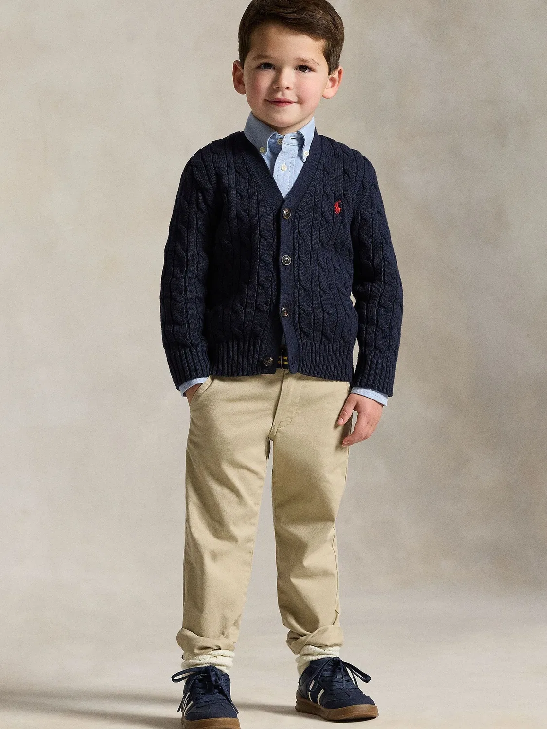 Чиносы из твила с эластичной тканью Polo Ralph Lauren, натуральный — фото 3