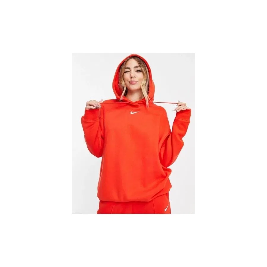 Женский свитшот с капюшоном Phoenix Fleece Nike, Оранжевый