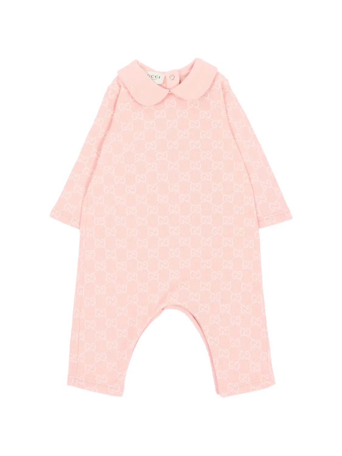 Комплект для новорожденного с монограммой GG Gucci Kids, розовый — фото 2