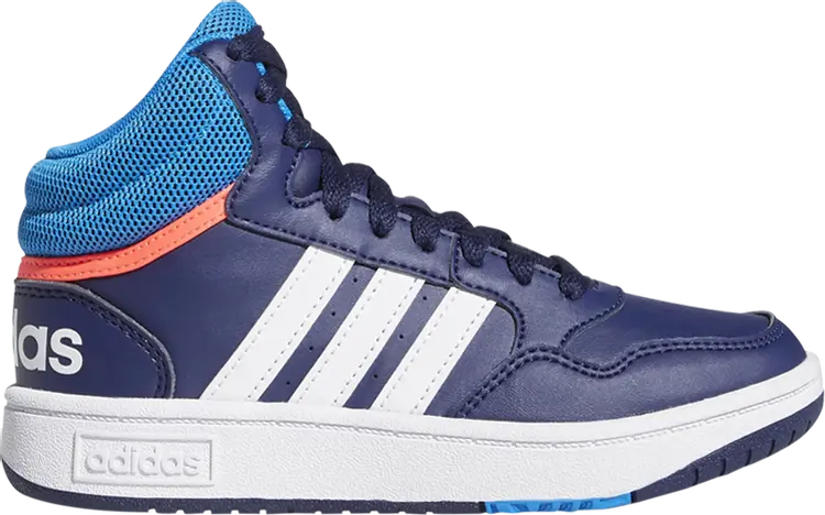 

Кроссовки Adidas Hoops Mid J, синий