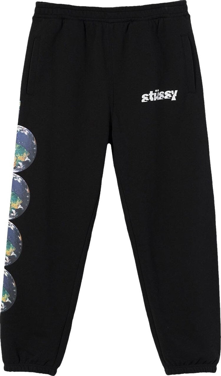 

Спортивные брюки Stussy Catch The Wave Sweatpants 'Black', черный