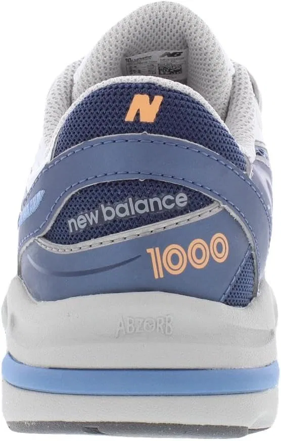 Детские кроссовки для девочек New Balance 1000 GS, Dusty Blue/Grey-Blue — фото 3