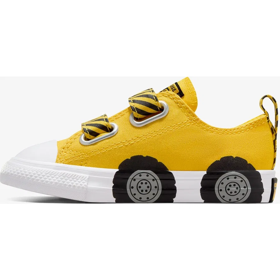 Детские кроссовки с платформой Construction Truck Converse, Желтый — фото 4