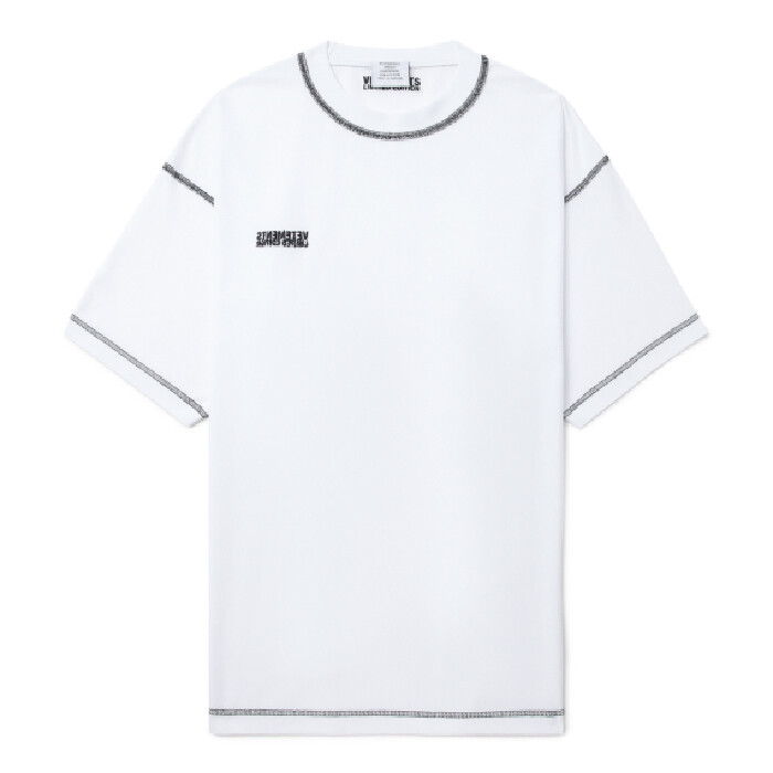 

Футболка Vetements Inside Out Embroidered Logo, белый