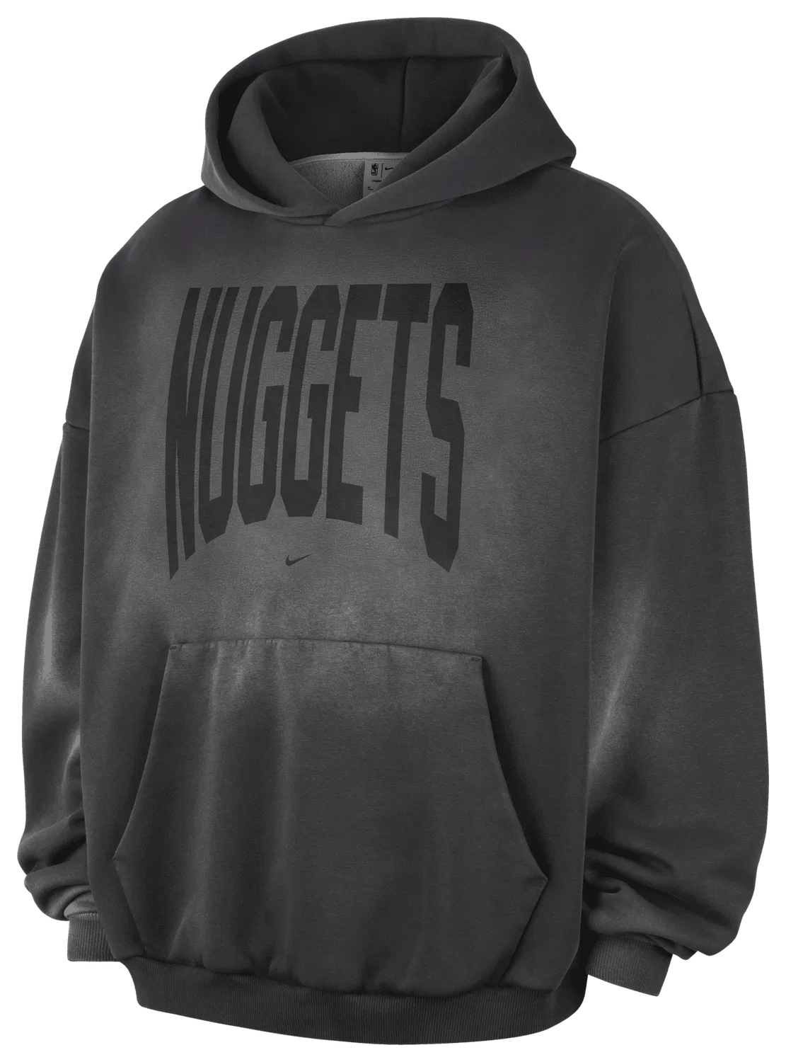 Мужское худи с технологией Therma-FIT Nuggets Wash Hoodie Nike, серый — фото 4