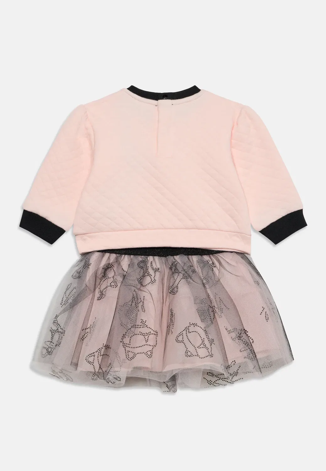 Комплект - толстовка Karl Lagerfeld Kids, Noir/Rose — фото 2