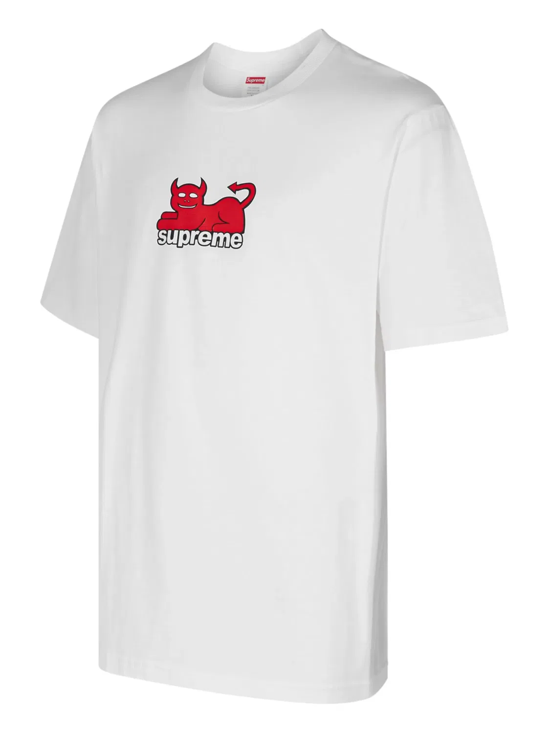 Supreme Футболка Toy Machine Devil Cat белая — фото 2