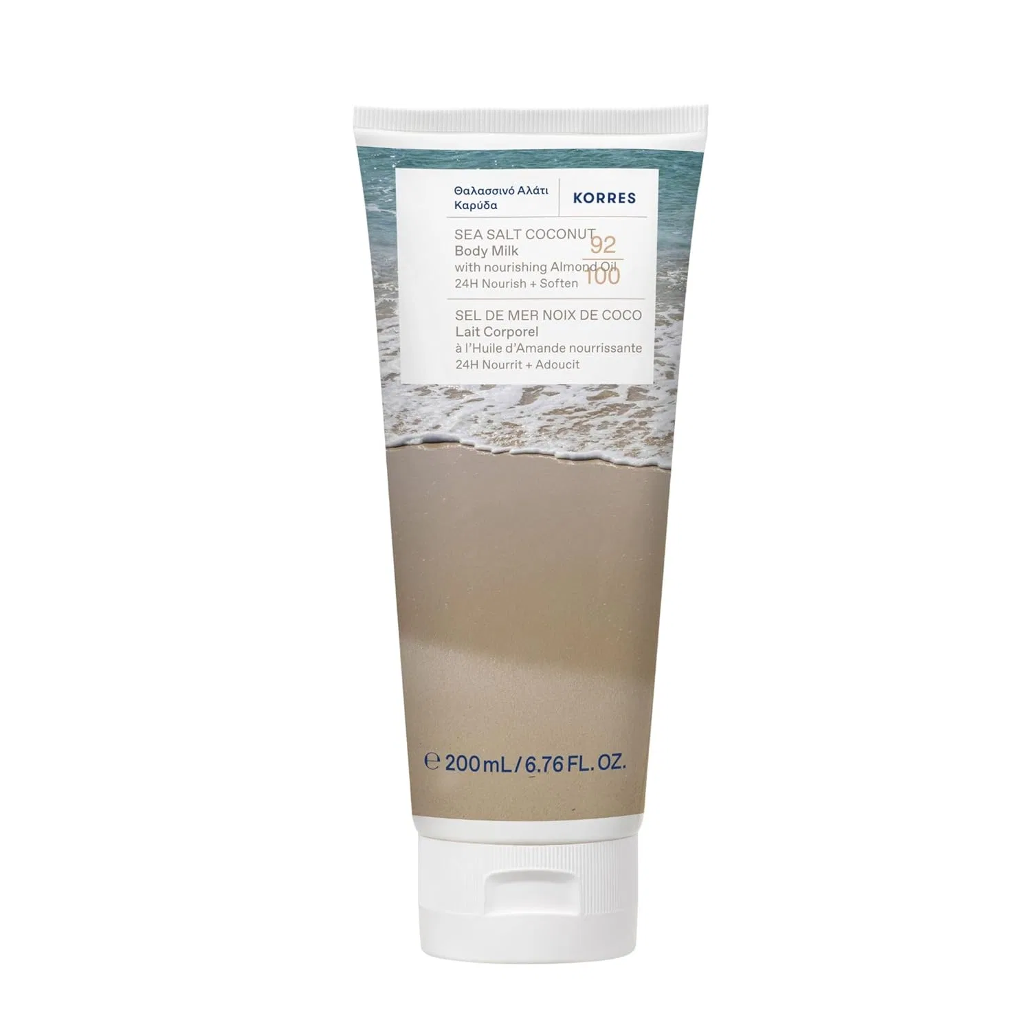 Молочко для тела Sea Salt Coconut, Korres, 200 мл