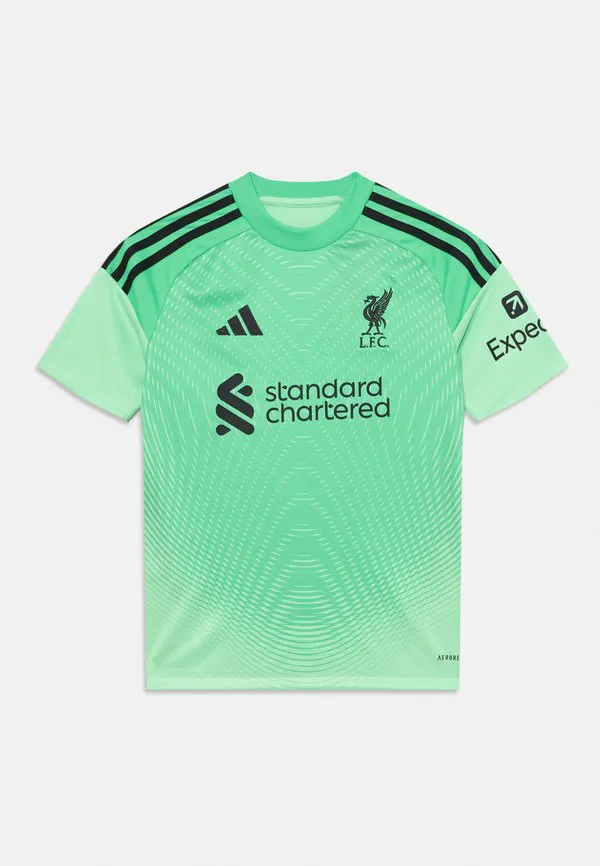 Детская спортивная футболка вратаря «ливерпуля» сезона 25/26 Adidas Performance, Glory Mint
