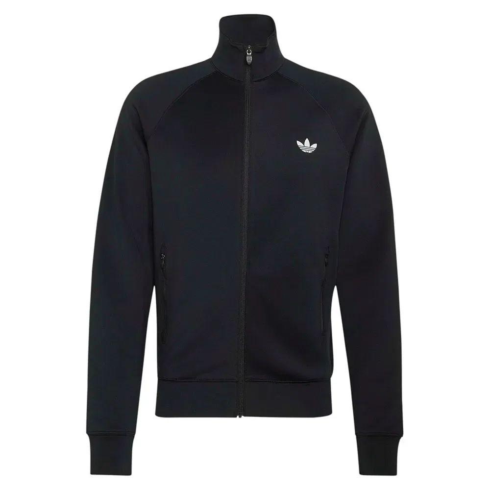 Толстовка на молнии Trefoil Essentials Spacer Track Adidas Originals, черный — фото 3